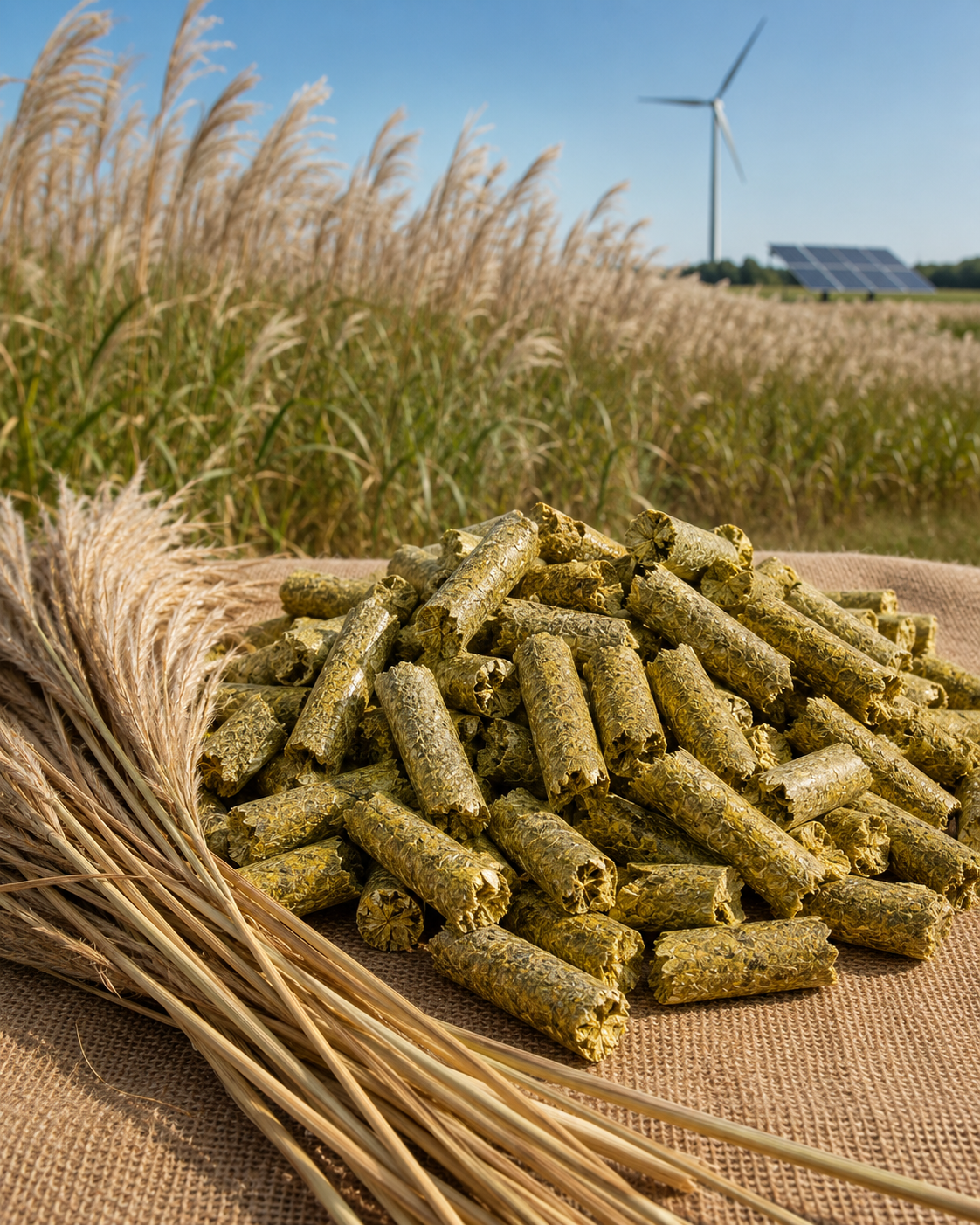 Miscanthus Bio-Pelet